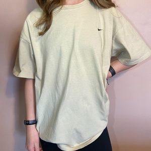 Beige Nike short sleeve T-shirt